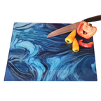 Blue Dali Glass Chopping Board – Rectangular