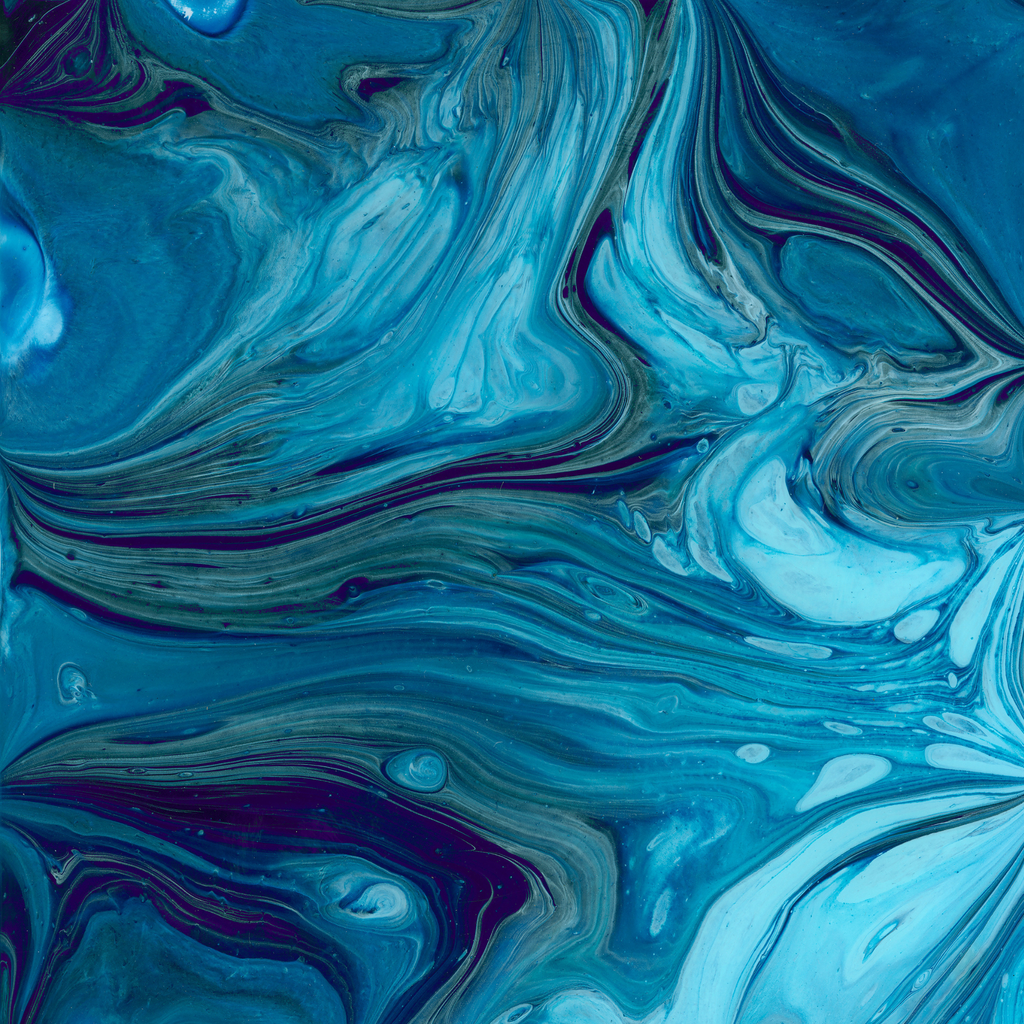 Blue Dali Glass Chopping Board – Square