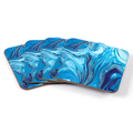 Blue Dali Art Coaster