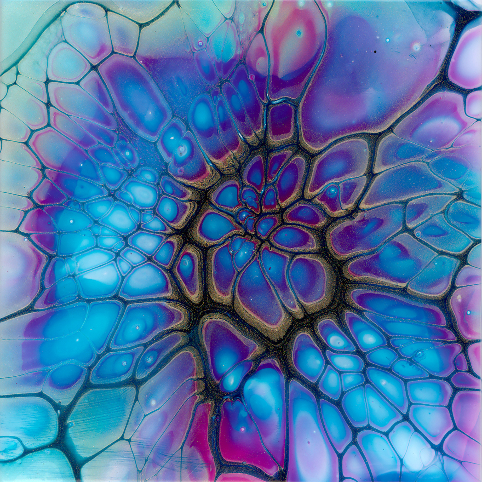 Classic Fantasy Glass Chopping Board – Square