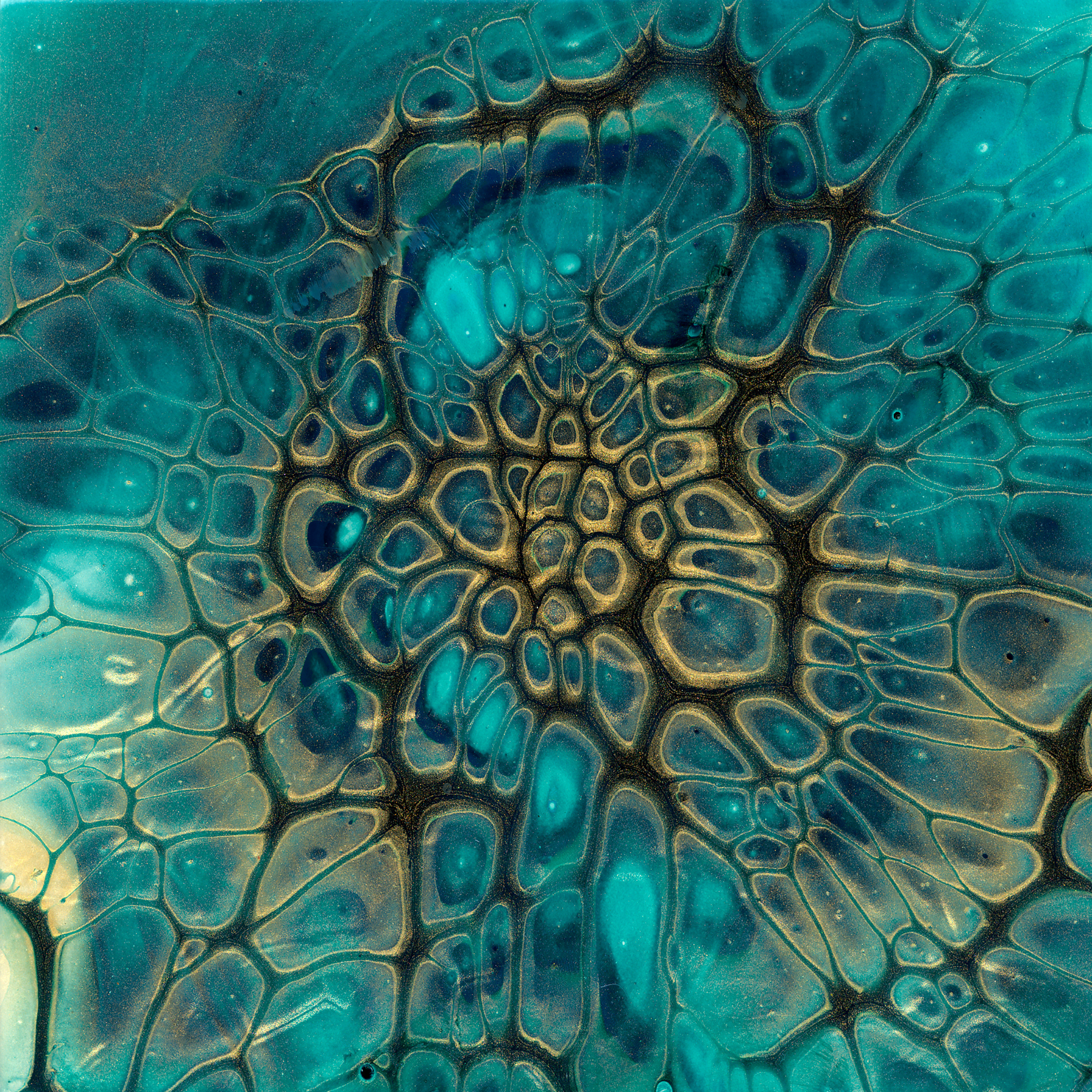 Deep Sea Glass Chopping Board – Square