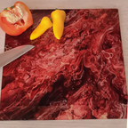 Dragon’s Fire Classic Glass Chopping Board – Square