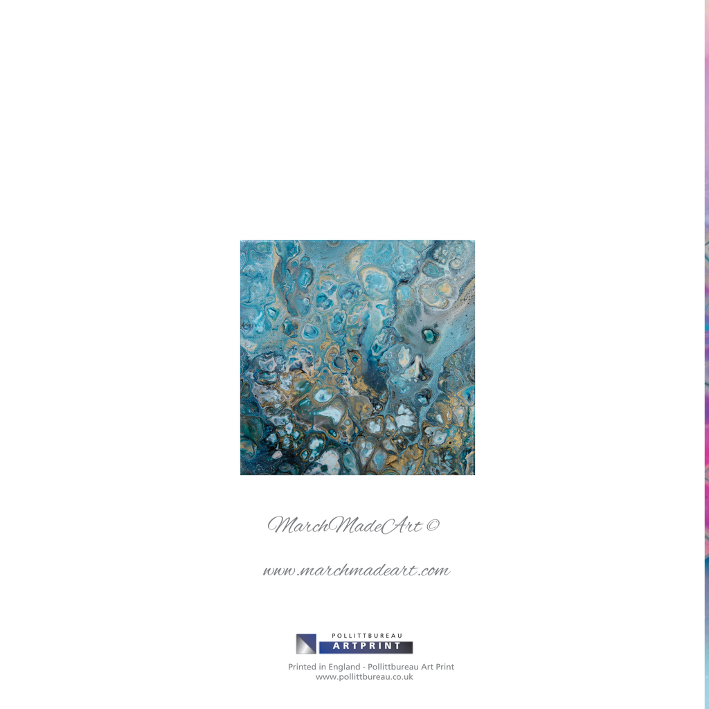 Light Rock Pool Art Card
