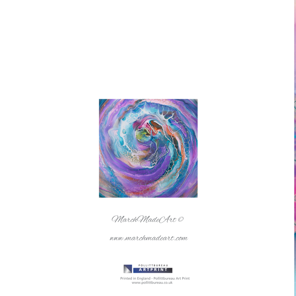 Rainbow Swirl Art Card