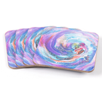 Rainbow Swirll Art Coaster