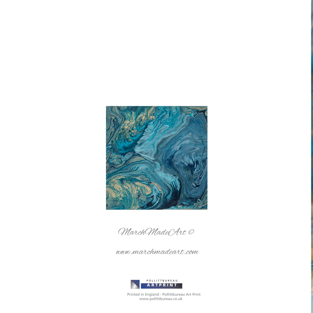 Sea Shore Art Card