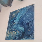 Seashore Glass Chopping Board – Square