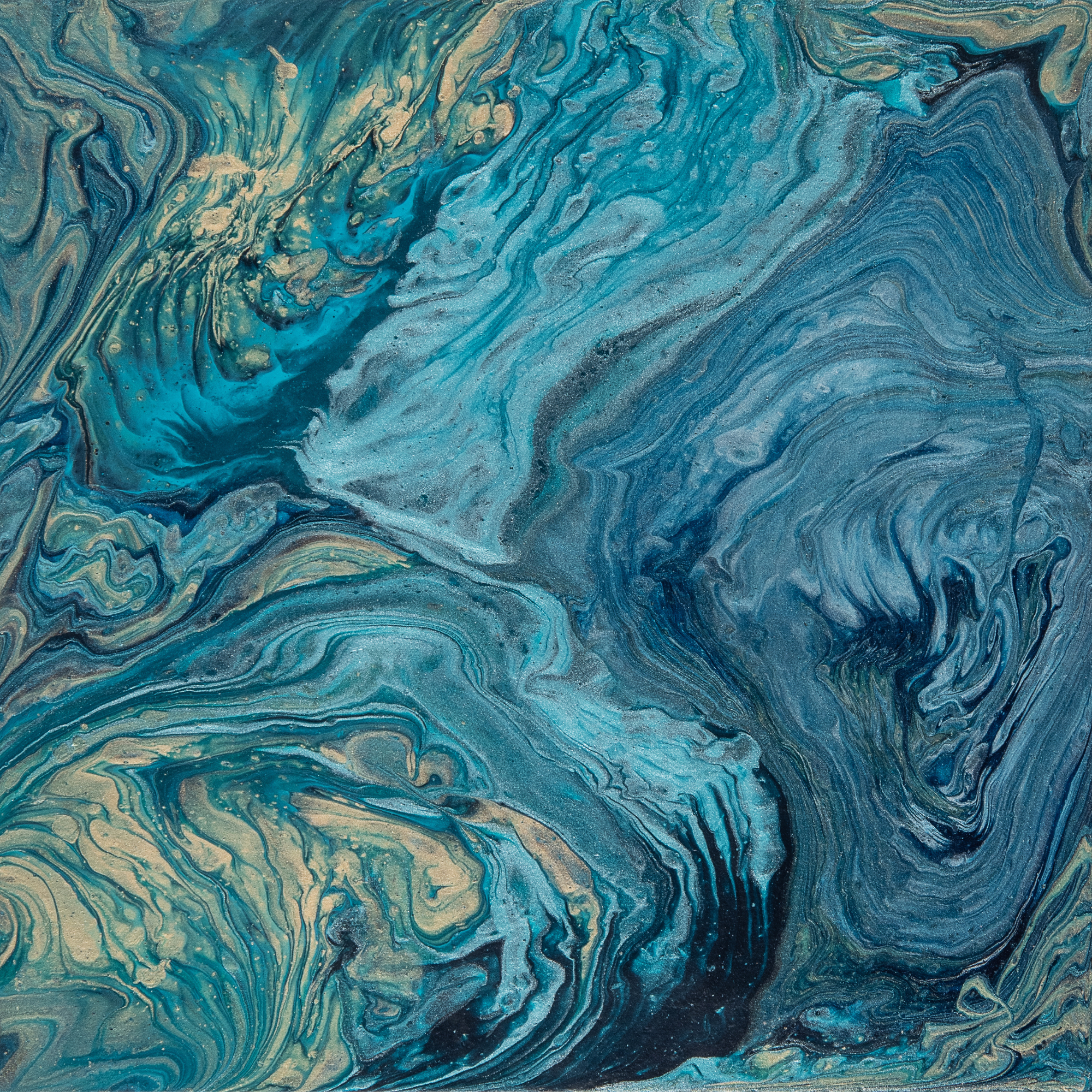 Seashore Glass Chopping Board – Square