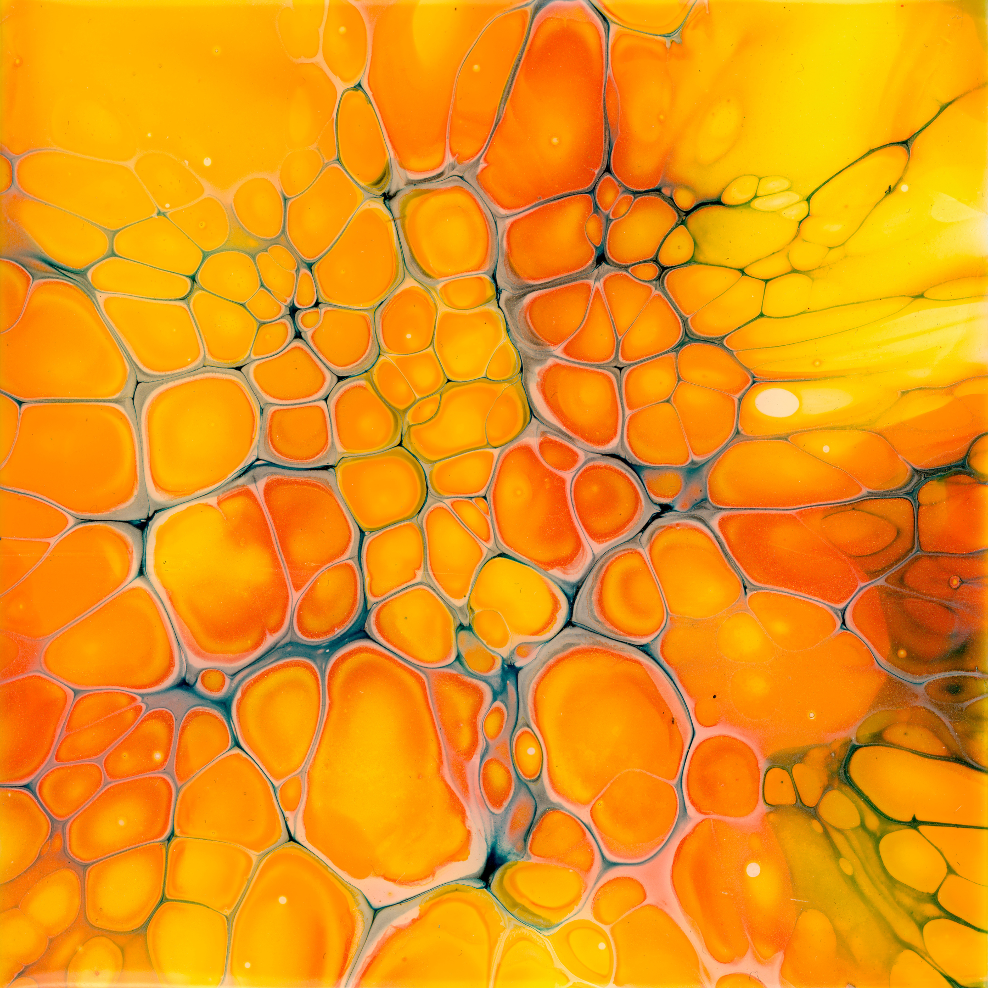 Sunshine Glass Wall Clock