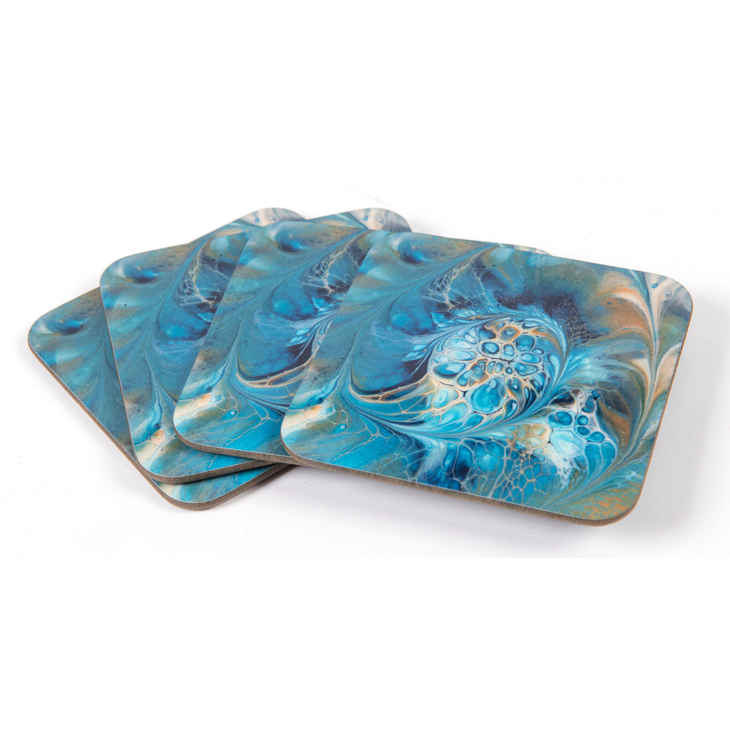 Turtle Back Art Coaster