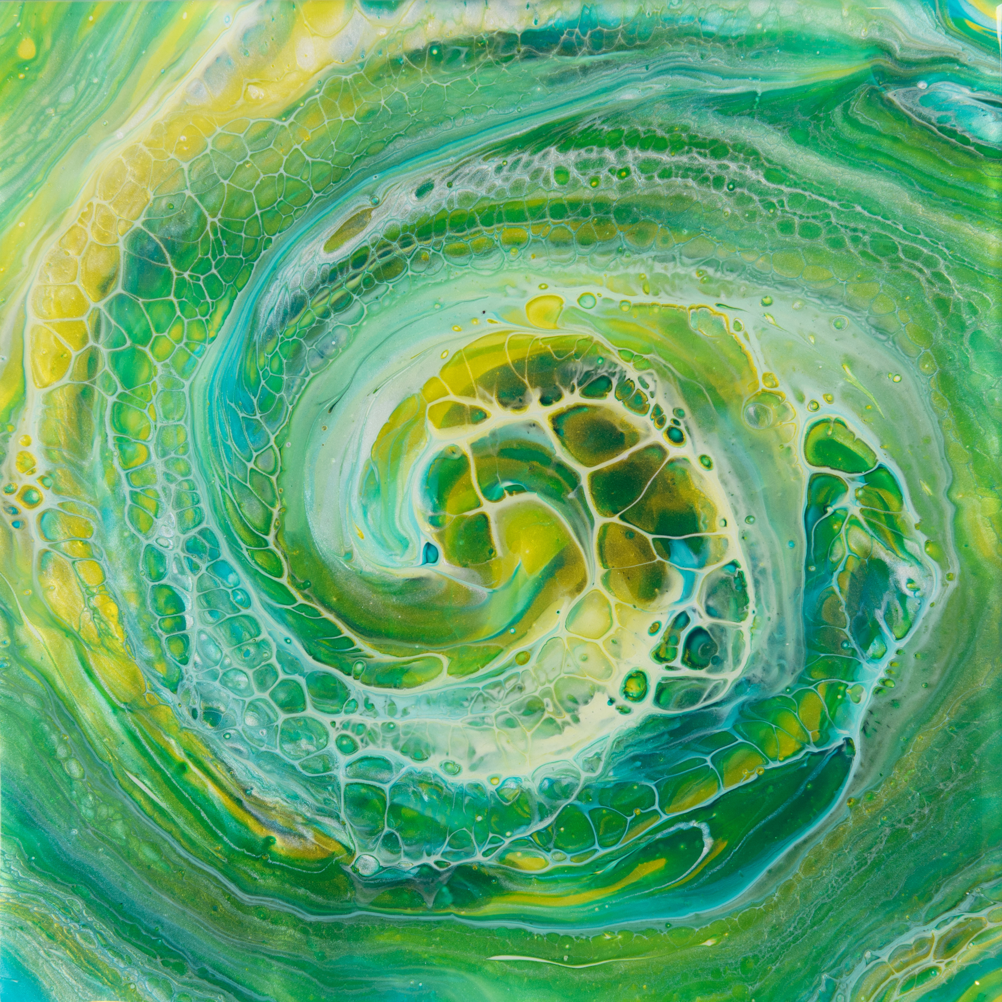 Woodland Whirl Glass Chopping Board – Square