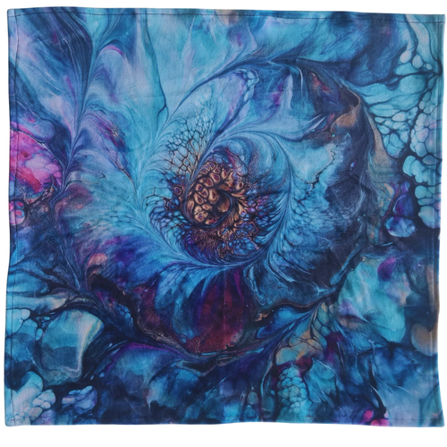 Ammonite Swirl Velvet Altar Cloth