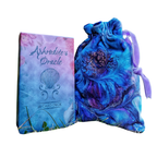 Ammonite Swirl Velvet Tarot Bag and Altar Set