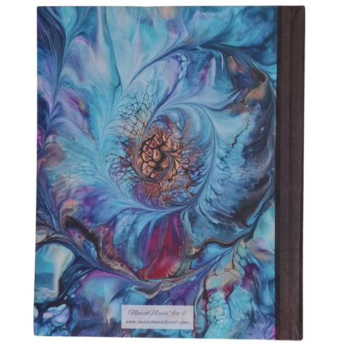Ammonite Swirl Lined Notebook