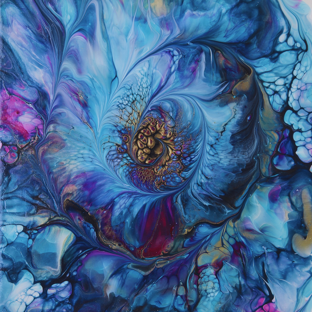 Ammonite Swirl Velvet Altar Cloth