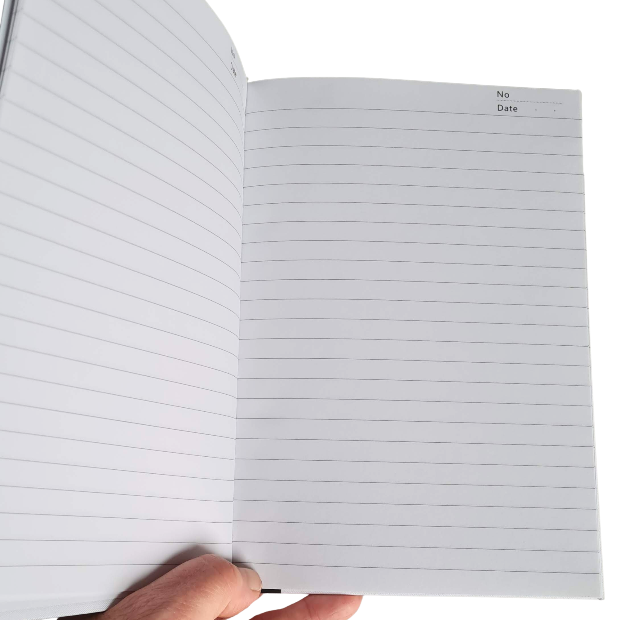 Rainbow Swirl Lined Notebook