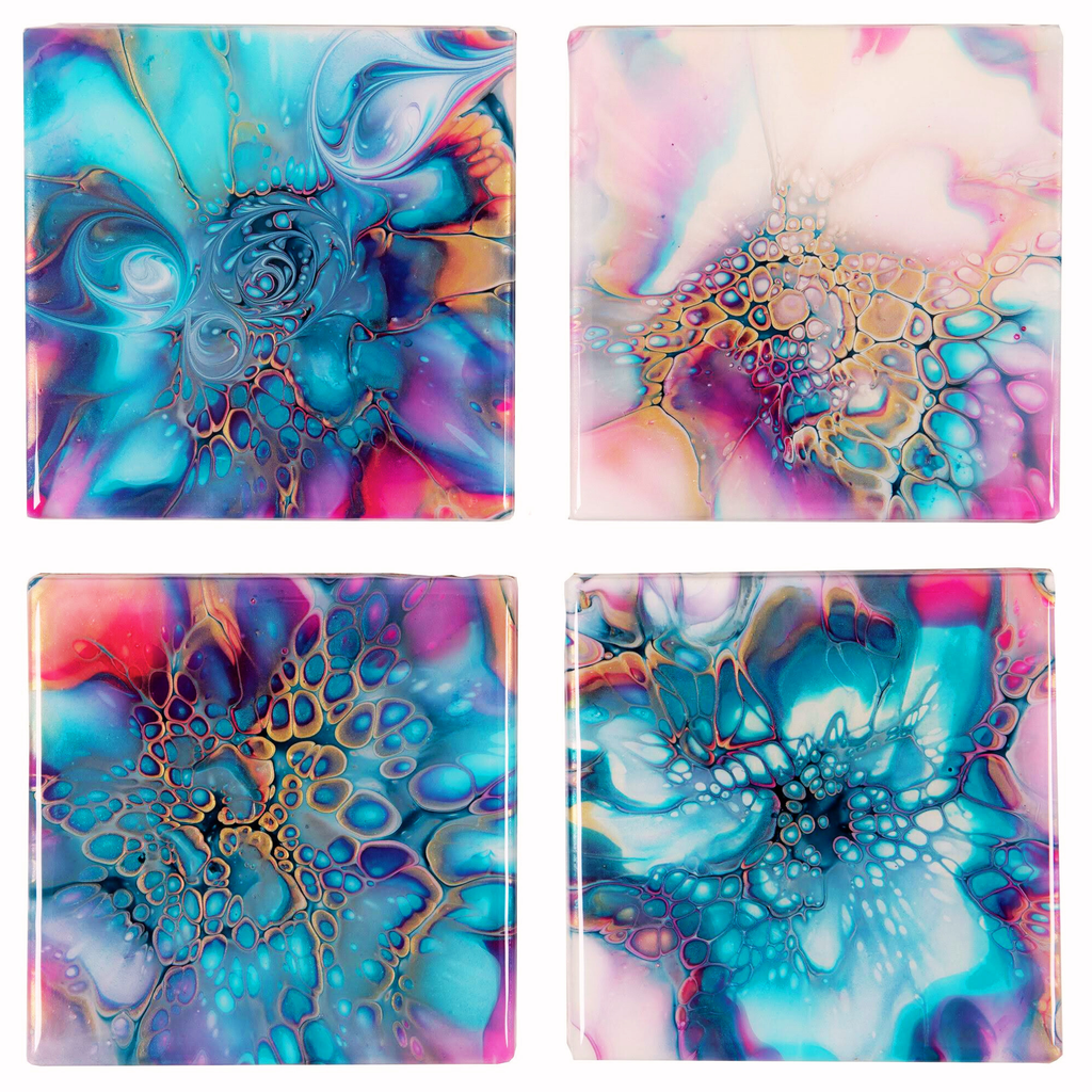 Hand painted Fantasy Tile Coaster