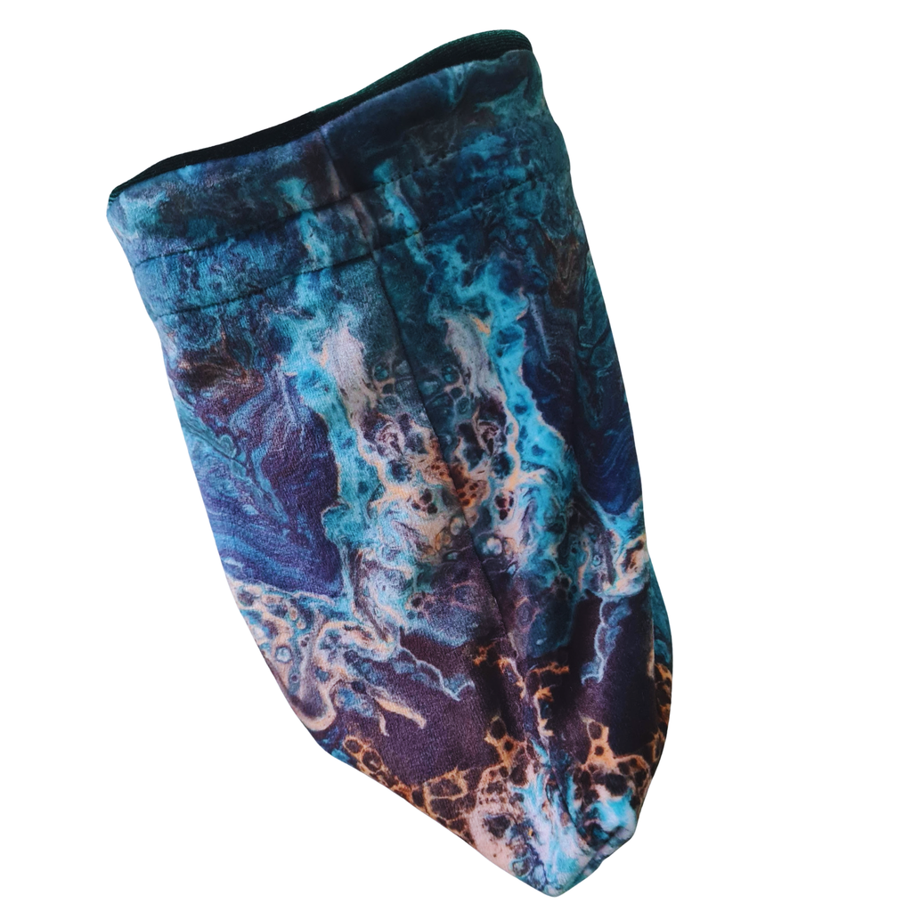 Coastal Waters Velvet Tarot Bag and Altar Cloth Set