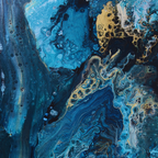 Coastal Waters Velvet Altar Cloth