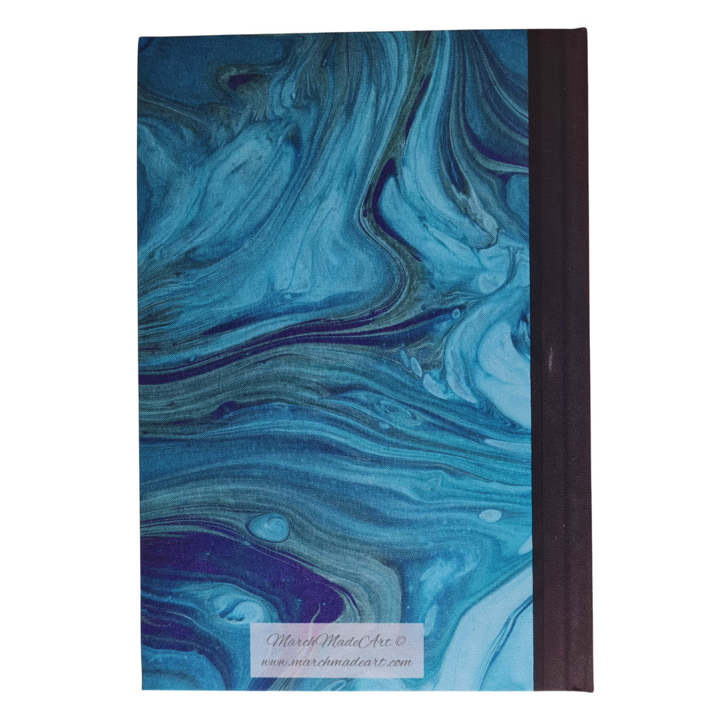Blue Dali Lined Notebook