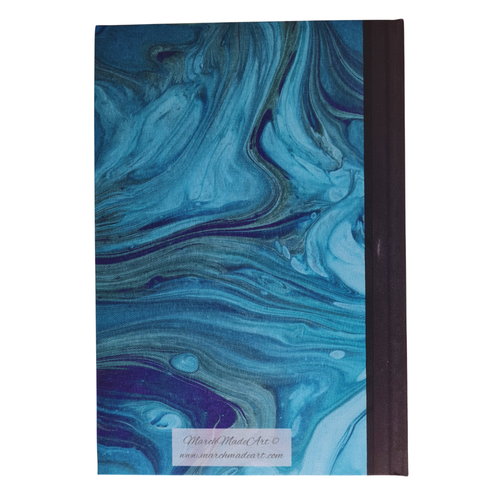Blue Dali Lined Notebook