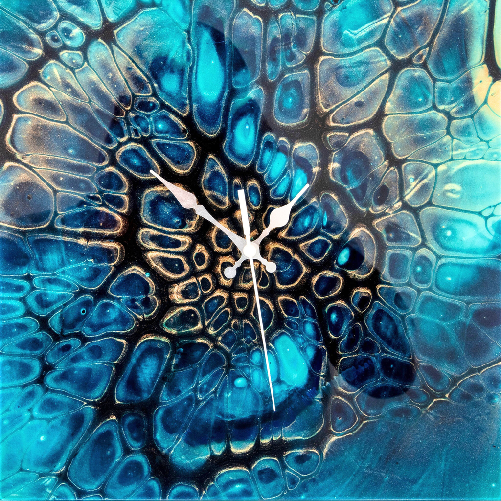Deep Sea Glass Wall Clock