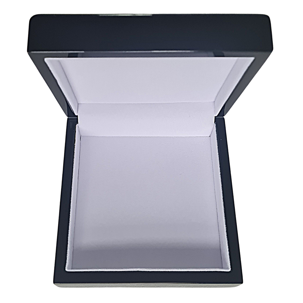 Aqua and Silver Trinket Jewellery Box