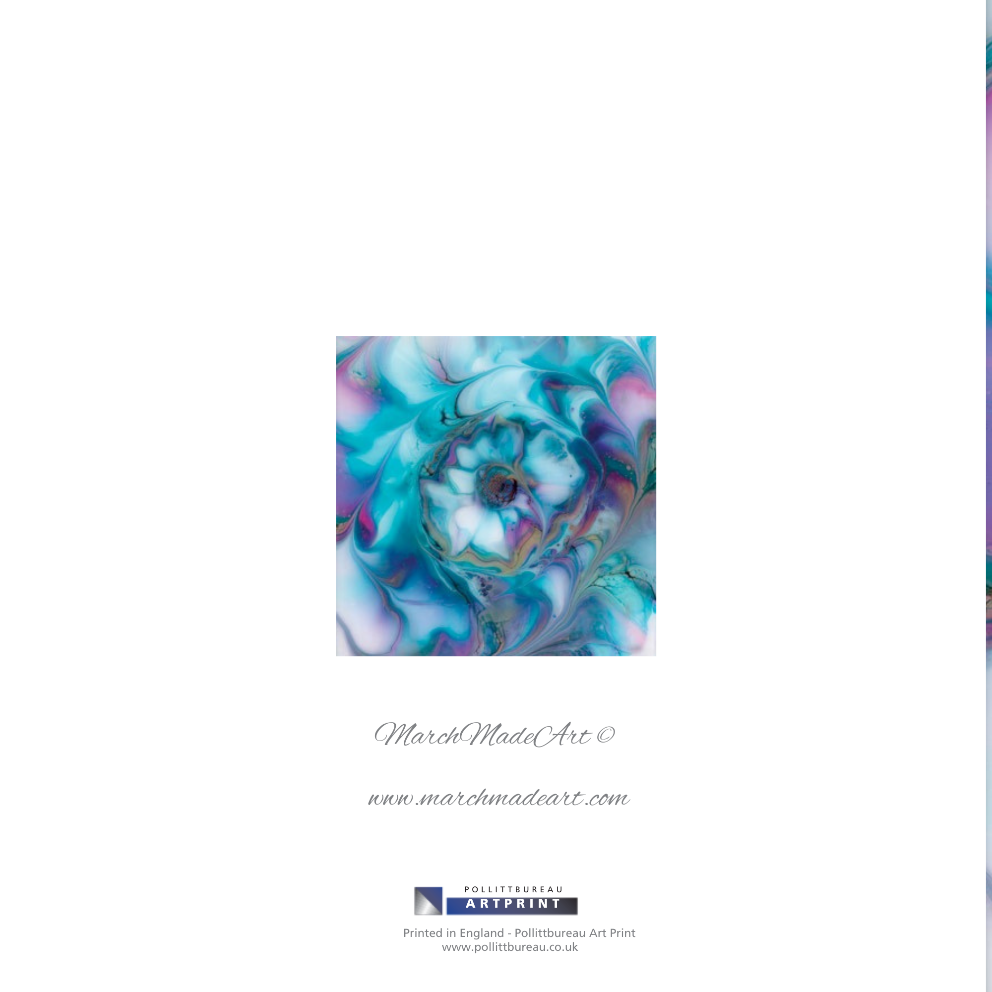 Spring Rose Art Card