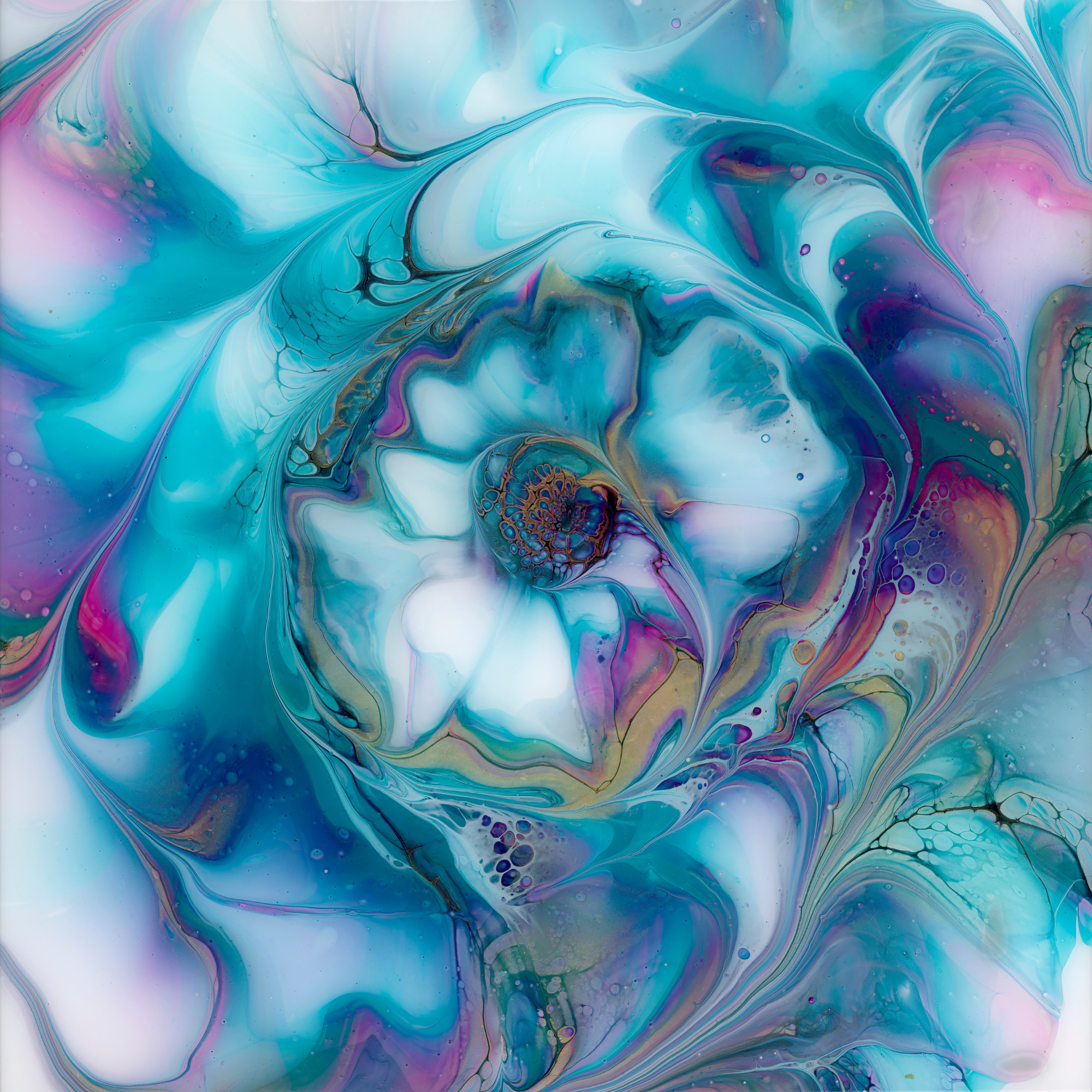 Spring Rose Art Card