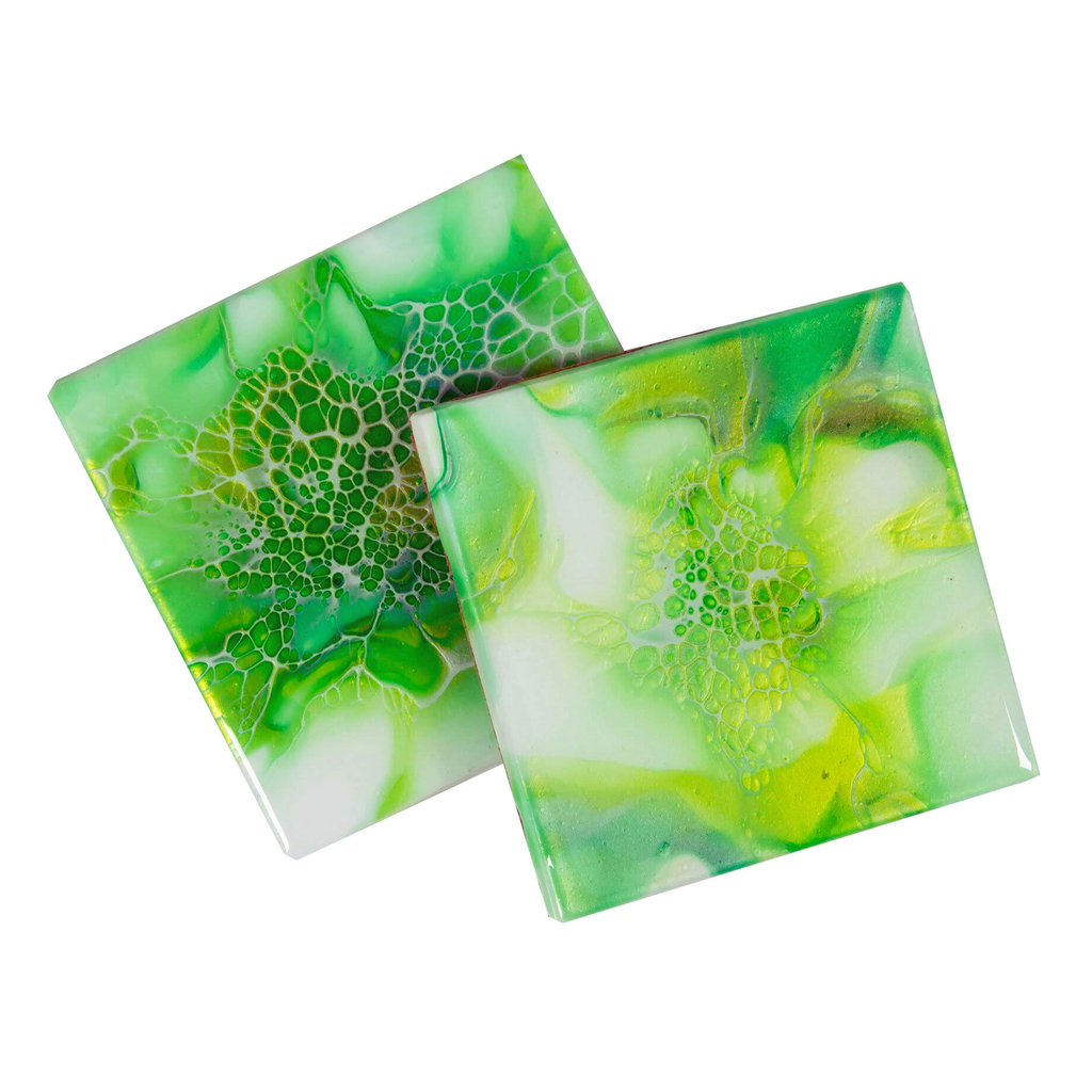 Hand Painted Woodland Glade Tile Coaster